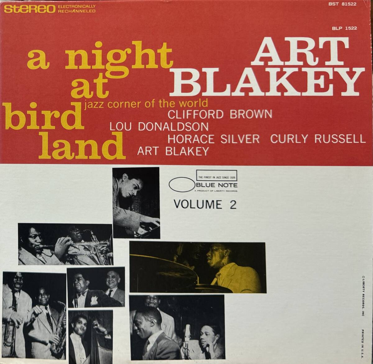 【廃盤LP】Art Blakey Quintet / A Night At Birdland Volume 2拍卖