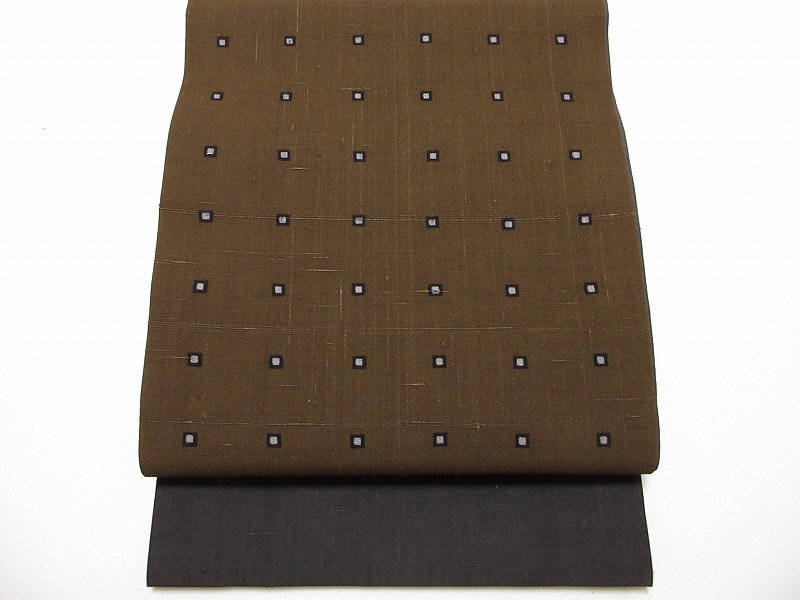 ドークブア■全通柄袋帯 丸山正 MARU FACTORY 紬地 未使用 極上の逸品 C47拍卖