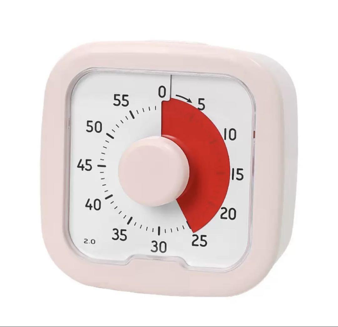 タイマー 勉強 タイムタイマー 子供用 60分間 時間管理 ピンク拍卖