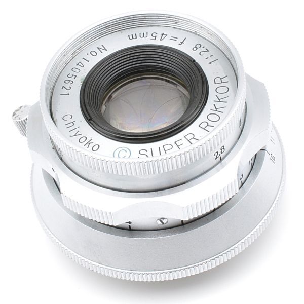 Chiyoko SUPER ROKKOR 45mm F2.8 Lマウント L39 千代田光学 スーパー ロッコール 45/2.8 日本製 JAPAN スクリューマウント 4.5 28拍卖