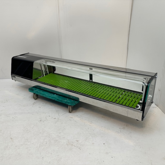 大和冷機 冷蔵ネタケース DN501-L 中古 1週間保証 2013年製 単相100V 幅1500x奥行290 厨房【無限堂東京足立店】拍卖