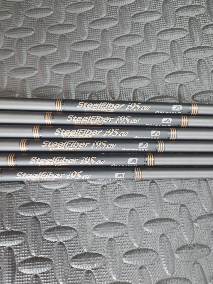 NEW■スチールファイバーi95CW■SteeleFiber i95Cw■S-FLEX■#5~PW■6本セット拍卖