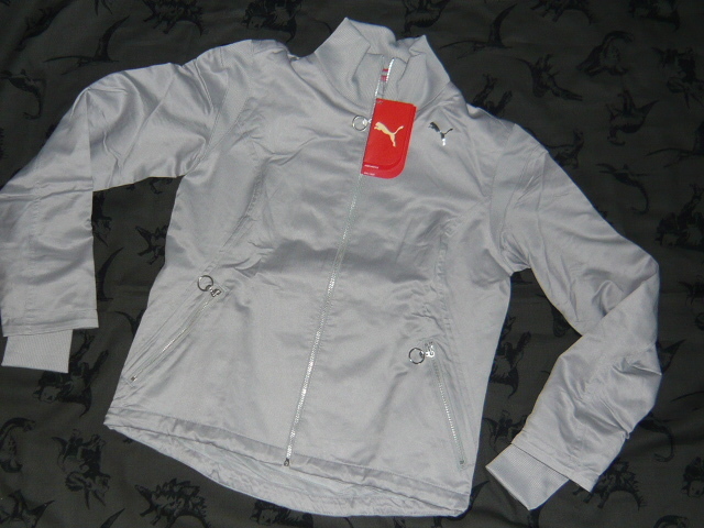 処分!¥100~未使用プーマ Sサイズ ジップアップ長袖ジャケット/ジャンパー グレー拍卖
