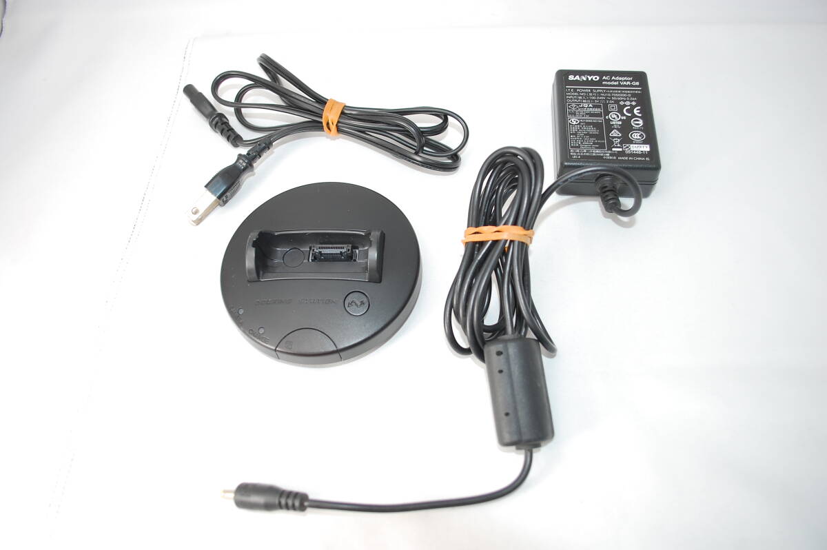 ★外観良好★簡易チェック品★ SANYO サンヨー ドッキングステーション PDS-C6 + ACアダプター VAR-G8 / Xacti DMX-C6 用 #G-457拍卖