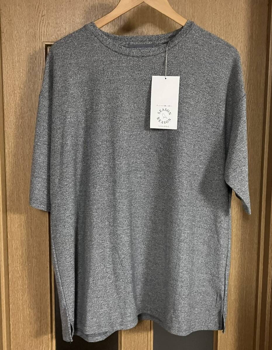 新品 タグ付き シーズンリーズン Tシャツ グレー メンズLLサイズ拍卖