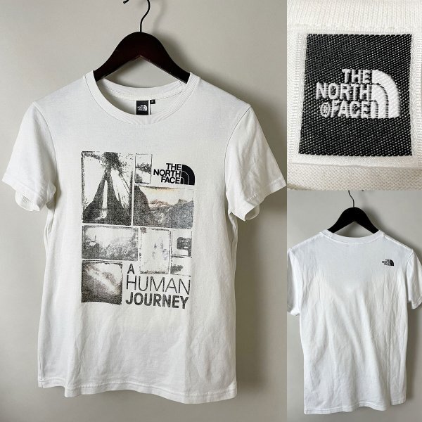 ★【並品 国内正規品】THE NORTH FACE ノースフェイス NT31321 S/S Trip Photo Tee トリップ フォト ティー ロゴ Tシャツ M ホワイト拍卖