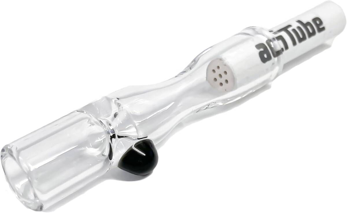 ★★ワンヒッター・ガラスパイプ Tune/actiTubeフィルター対応 パイレックスガラス (ショート)拍卖
