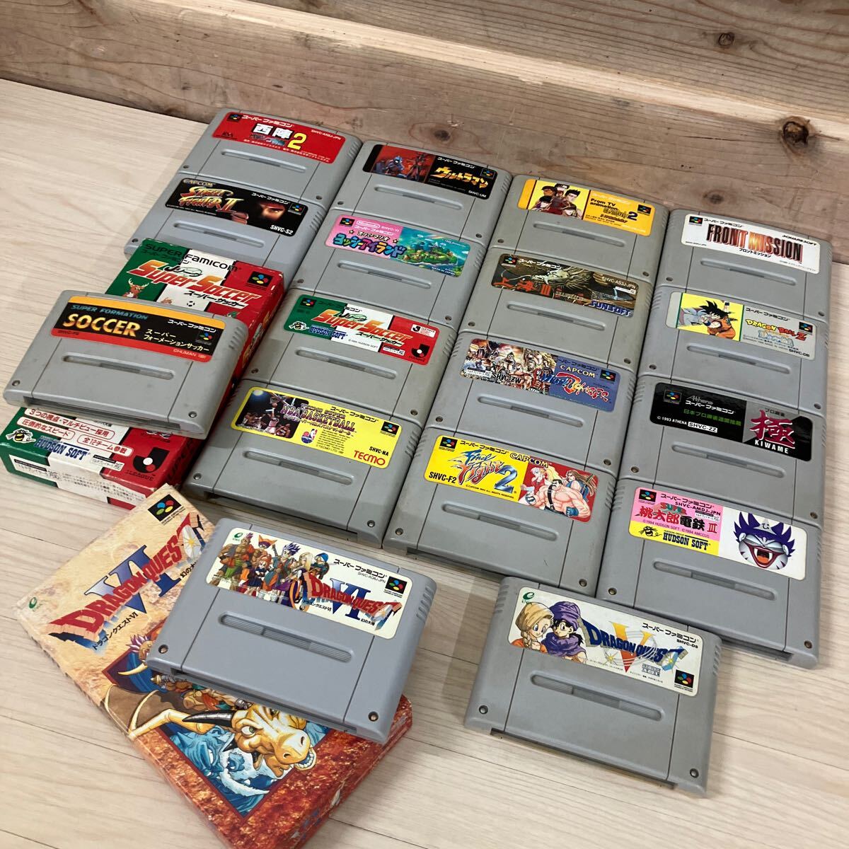 4 EN SFC スーパーファミコン ソフト ドラクエ 桃鉄 ファイナルファイト ドラゴンボール など 17点 おまとめ 動作未確認 拍卖