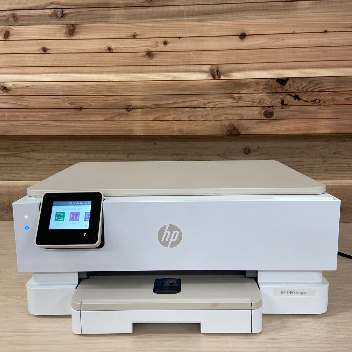 1 HP カラー プリンター ENVY Inspire 7200 インクジェット複合機 スマートフォン連携 スキャン 無線LAN 両面印刷 通電確認のみ 現状販売拍卖