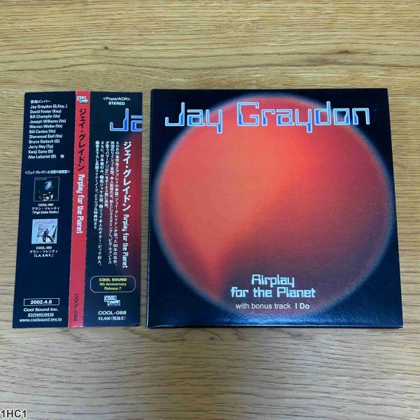 1HC1 CD 帯付 紙ジャケ ジェイ・グレイドン Airplay for the Planet拍卖