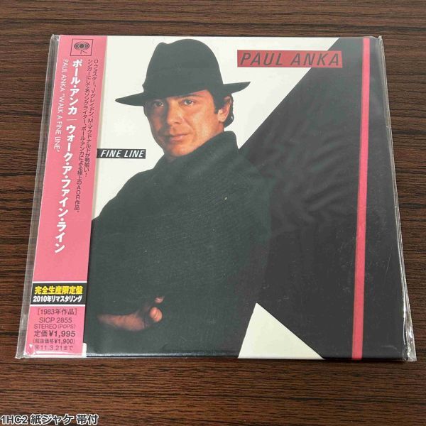 1HC2 紙ジャケ 帯付 CD ポール・アンカ ウォーク・ア・ファイン・ライン Paul Anka リマスタリング 完全生産限定盤拍卖