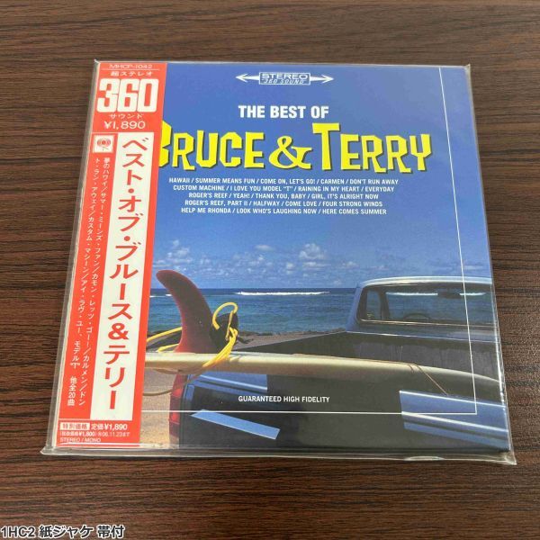 1HC2 紙ジャケ 帯付 CD ベスト・オブ・ブルース&テリー The Best of Bruce & Terry DSDマスタリング 完全生産限定盤拍卖
