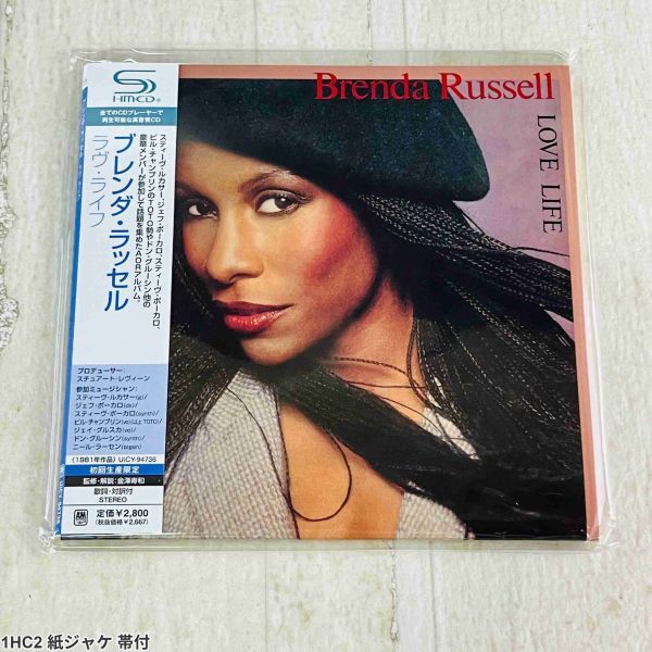 1HC2 紙ジャケ 帯付 CD / ブレンダ・ラッセル / ラヴ・ライフ / Brenda Russell / Love Life SHM-CD拍卖