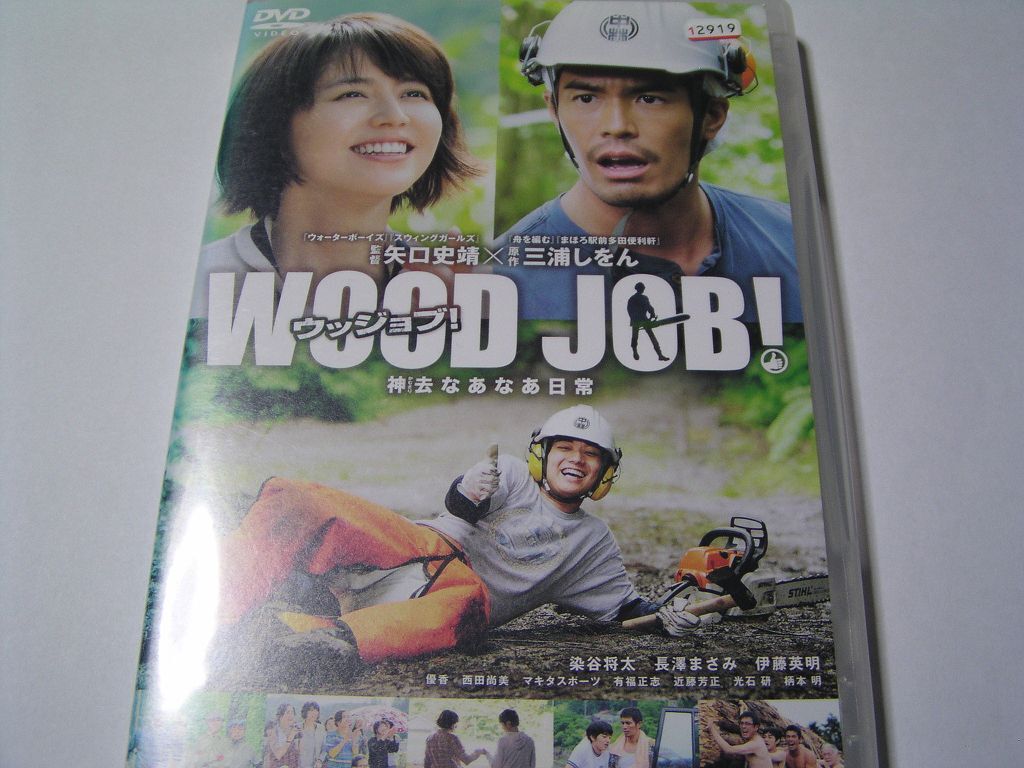 ★名作!WOOD JOB!ウッジョブ 神去 かむさり なあなあ日常 レンタル版DVD中古品・通常トールケース★4枚までクリックポスト185円拍卖