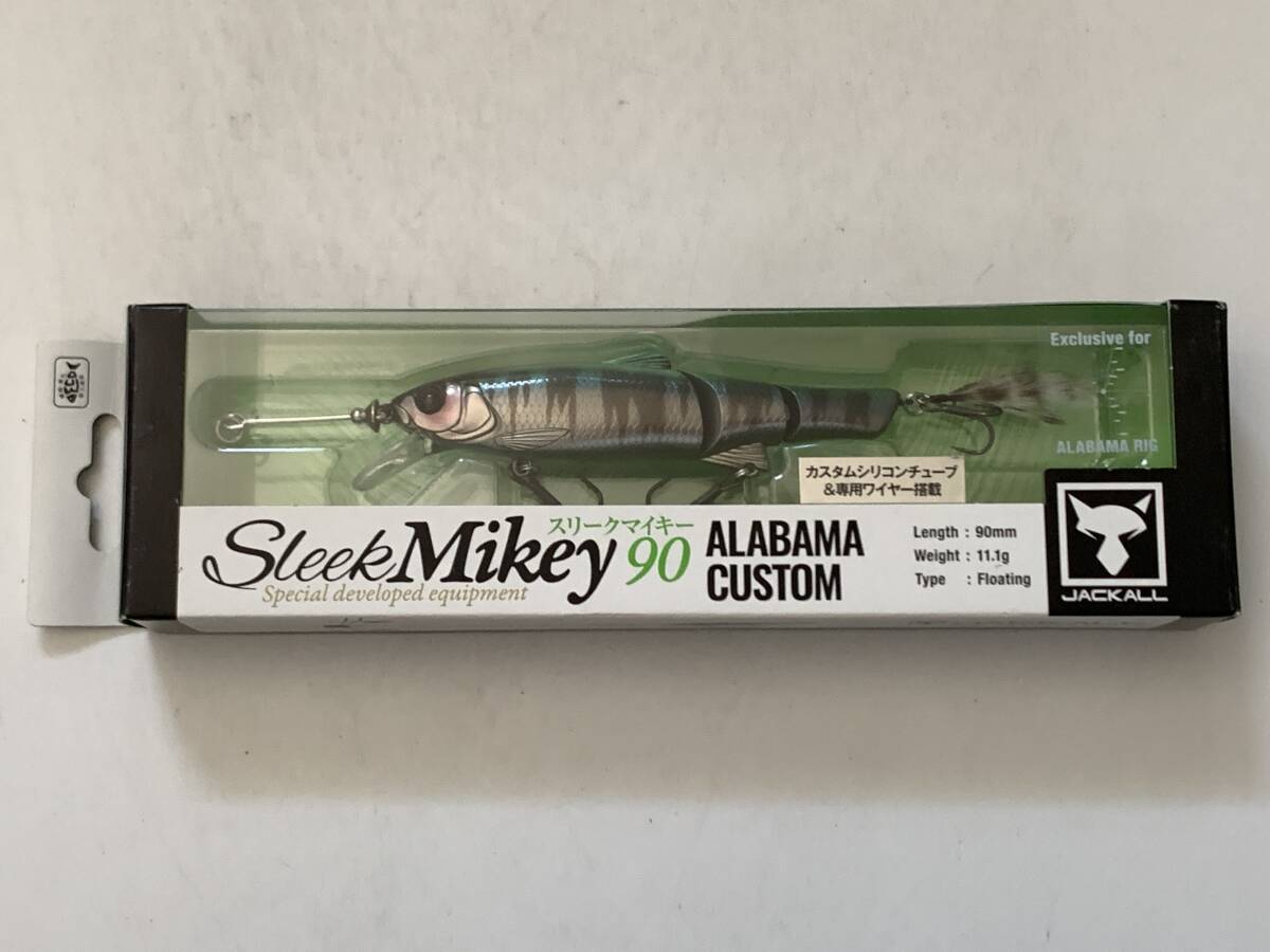 ジャッカル【スリークマイキー 90 アラバマカスタム  ダークシルエットオイカワ】70723拍卖