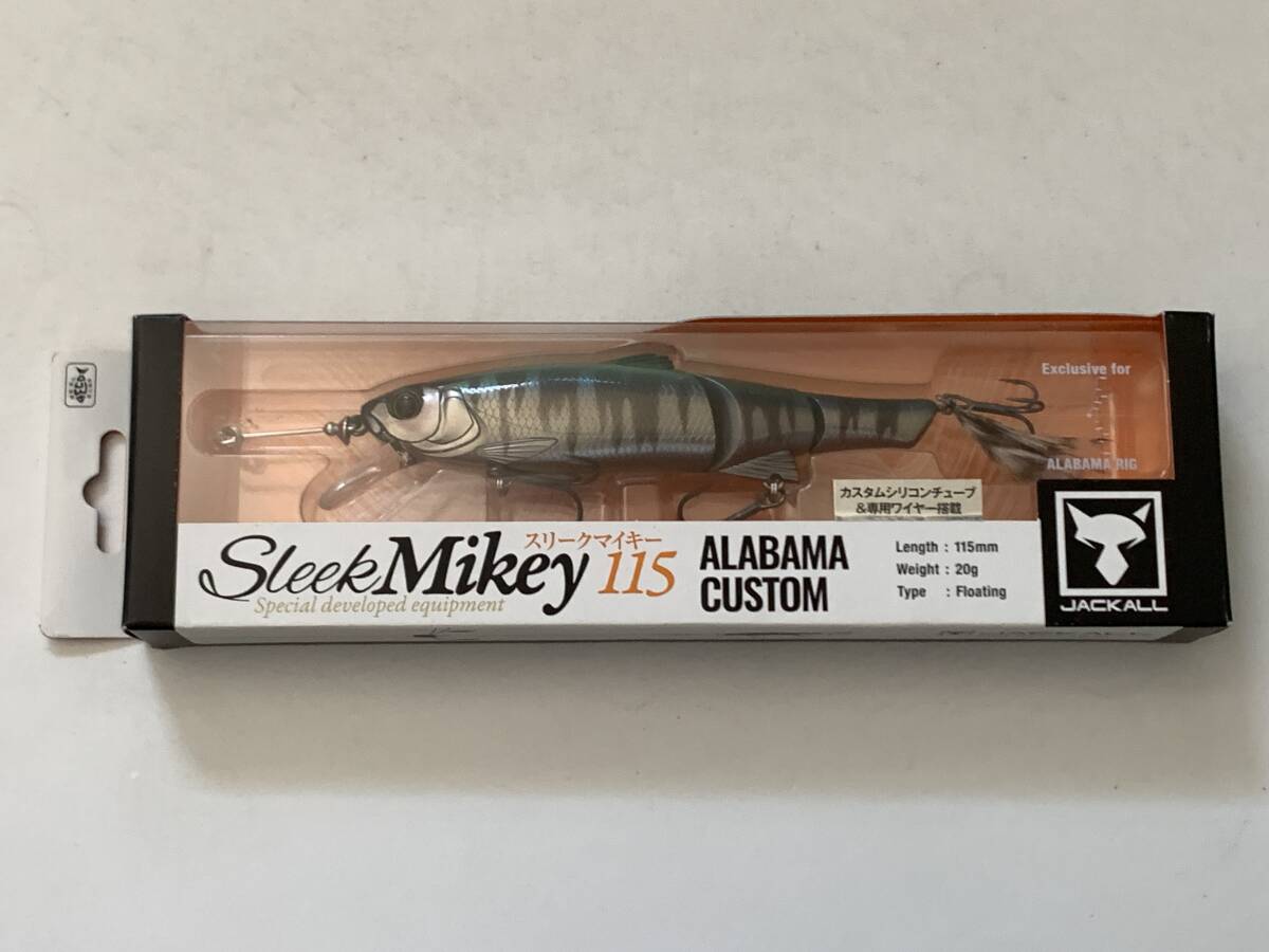 ジャッカル【スリークマイキー 115 アラバマカスタム  ダークシルエットオイカワ】70723拍卖