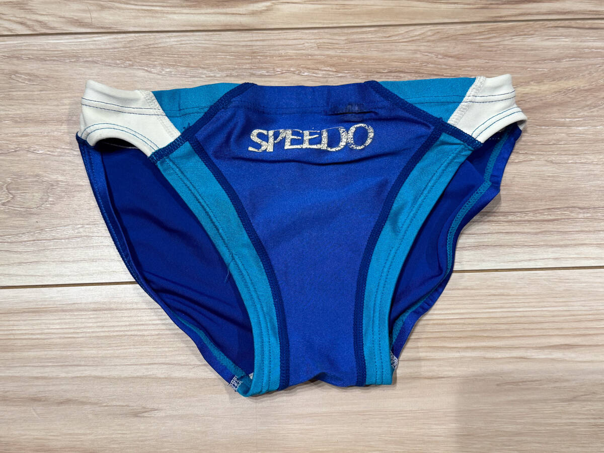 【匿名配送】025 激レア! 競パン 男子競泳水着 speedo スピード 水泳部 Sサイズ ブルー/ホワイト拍卖