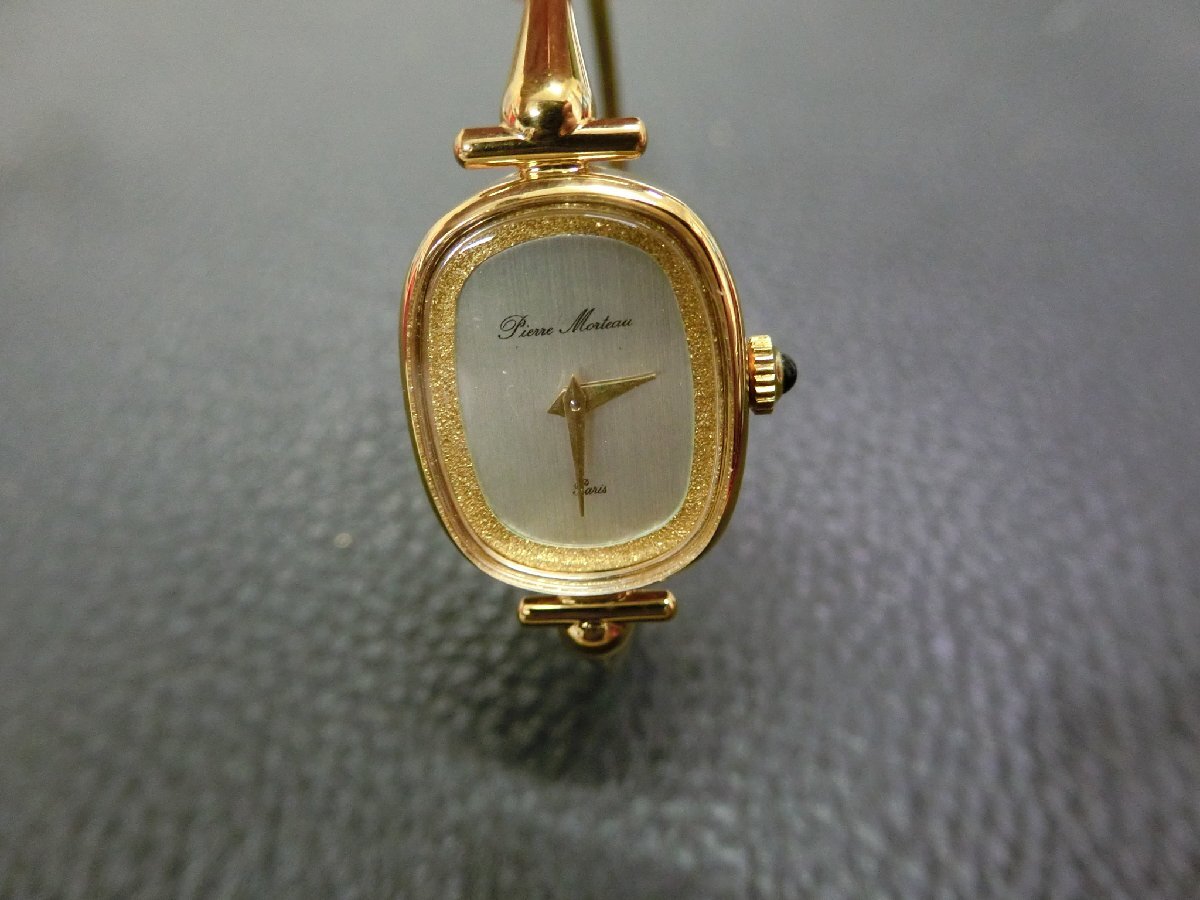 ピエール モルトー Pierre morteau アナログ時計 2針 手巻き 腕時計 ジャンク 管理No.44909拍卖