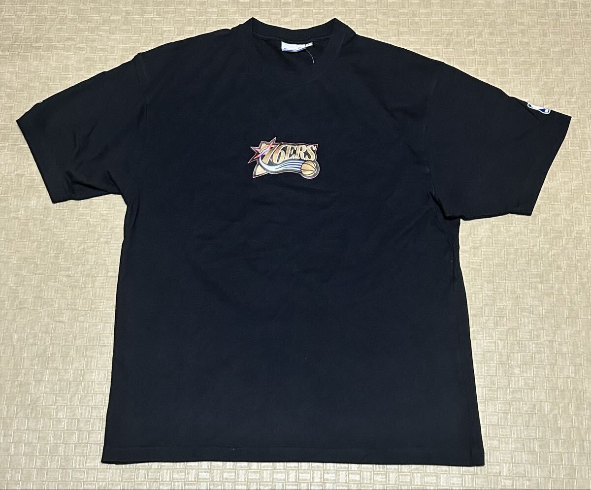 激レア・新品未使用・L(USサイズ)・Reebok・nba 76ers・リーボック 半袖 Tシャツ拍卖