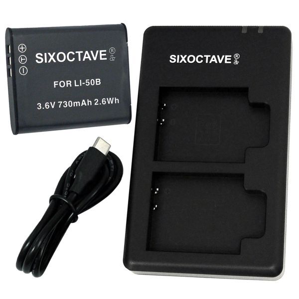オリンパス LI-50B 互換交換電池と互換デュアルUSB充電器の2点 D-750、D-755、D-760、SH-21、SH-25MR、SP-720UZ、SP-800UZ、SP-810UZ、拍卖