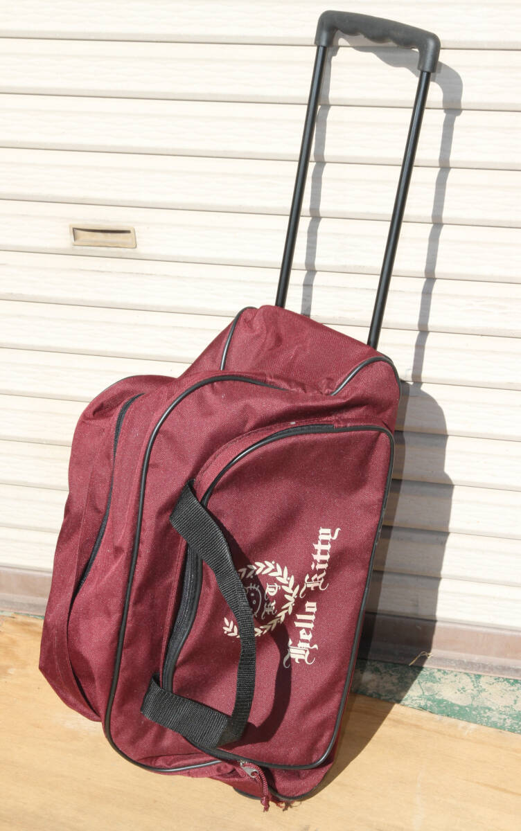 ハローキティ ボストンバック キャスター付きキャリーバッグ キティちゃんキャリーバック拍卖