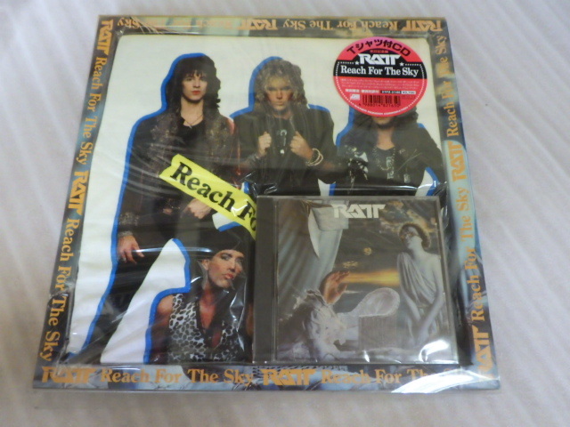 未開封 RATT Reach For The Sky 来日記念盤 Tシャツ付CD ヴィンテージ デッドストック拍卖