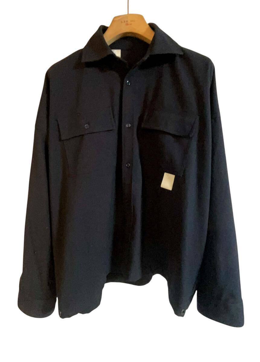 N.HOOLYWOOD エヌハリウッド オーバーサイズ ボックスシルエット CPOシャツ ジャケット 40 黒 日本製 拍卖