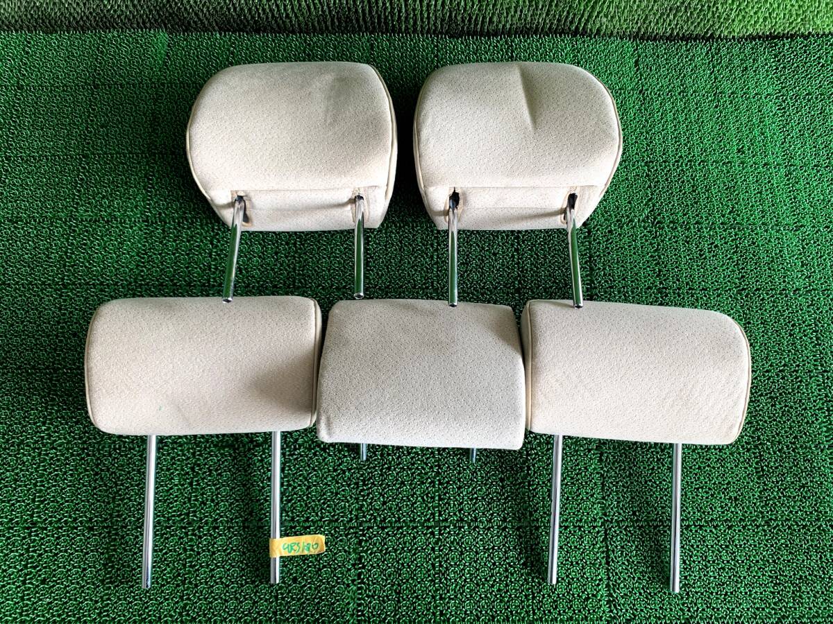 ●即決値段●Z3-1 トヨタ クラウン GRS180 フロント リア 左右 ヘッドレスト 運転席 助手席 マクラー 前後 5個 GRS182/GRS184拍卖