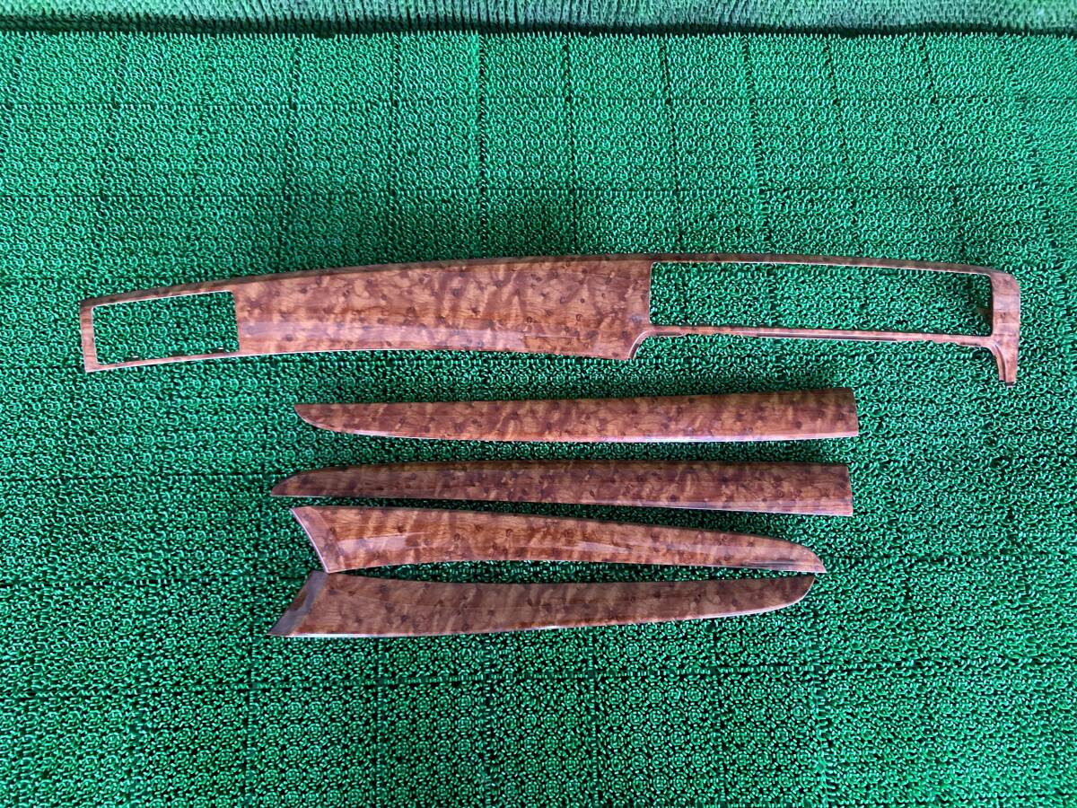 ●即決値段●Z2-1 トヨタ クラウン GRS180 ウッド センターパネル カバー ドア トリム 内張り 木目 パネル 5点 内装 インパネ拍卖