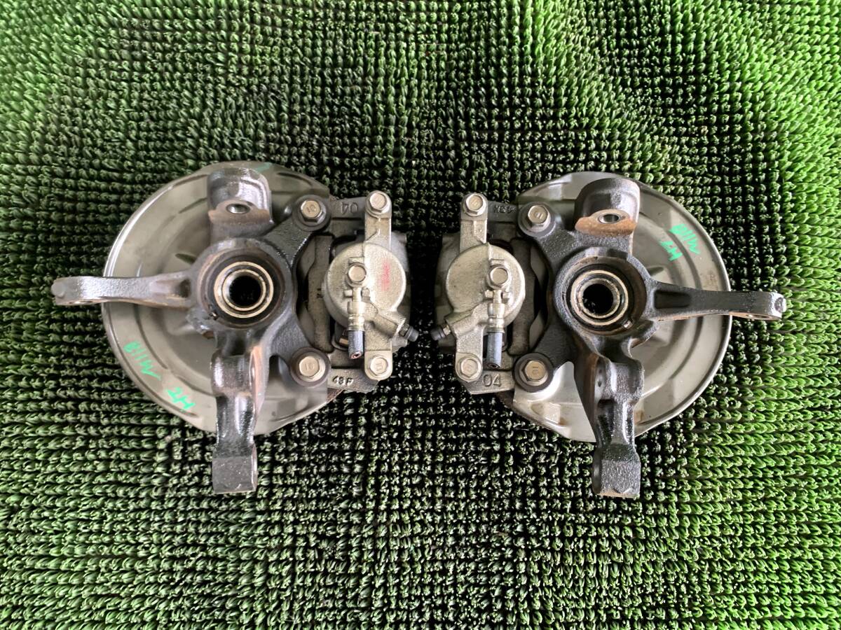 ●即決値段●ガタ無し●ターボ 三菱 ekワゴン B11W フロント ナックルハブ 左右 ブレーキキャリパー ローター 左 右 デイズ B21W拍卖