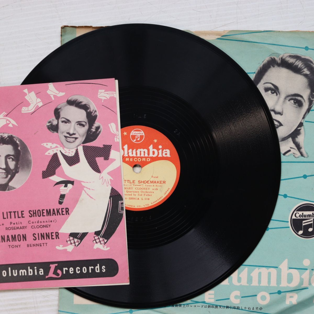 Sa05/SP盤/カード付/ローズマリー・クルーニー - 小さな靴屋さん/トニー・ベネット - シナモン・シナー/L-110拍卖