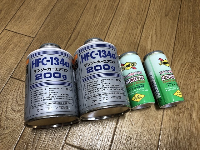 特許取得 SUNOCO スノコ AC EFFECTER R134a POE 添加剤 ハイブリッド車 オイル エアコンガス HFC-134a サービス缶②拍卖
