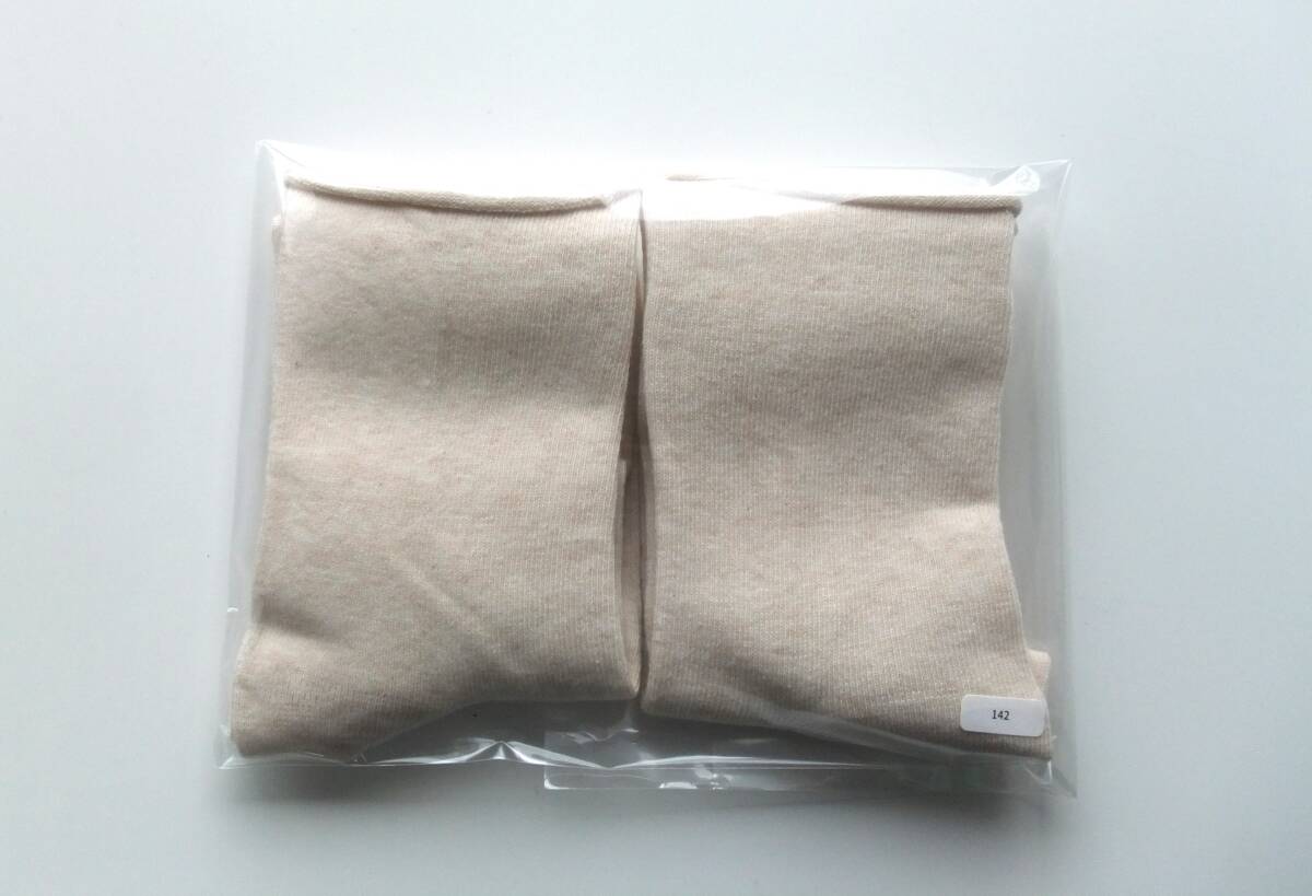 142 未着用品 訳あり トップロール2足 ベージュ 履き口ゆったりソックス 綿混 締め付けない むくみ対策 レディース 22-24cm日本製拍卖