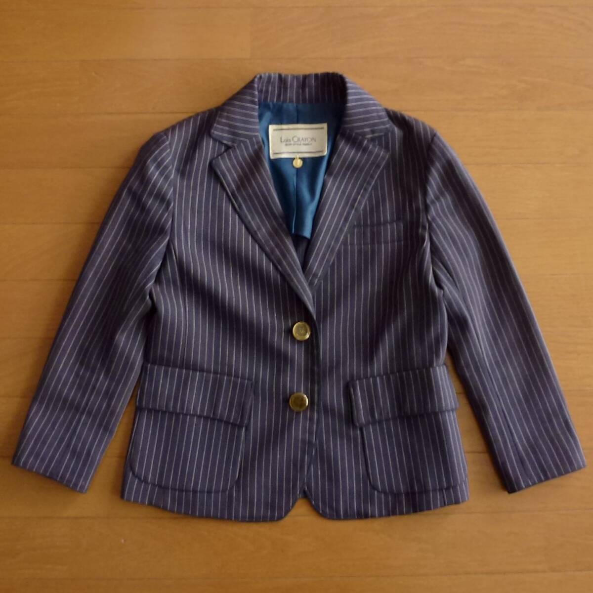 Lois CRAYON ロイスクレヨン ストライプ ブレザー ジャケット 即決あり!拍卖
