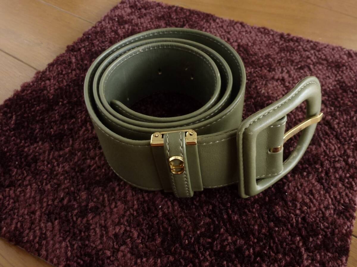 Christian Dior ディオール レザー ベルト 即決あり!拍卖