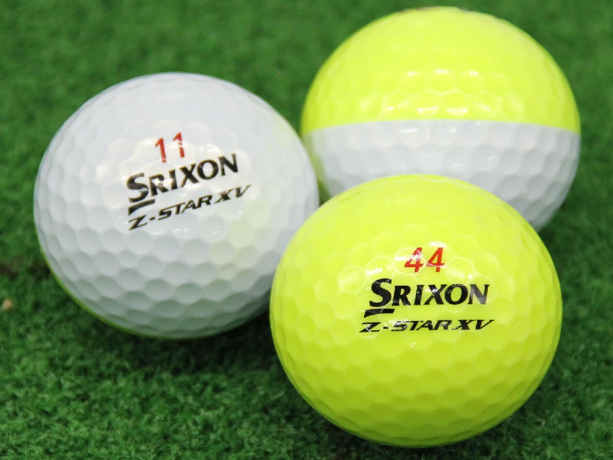Aランク スリクソン SRIXON Z-STAR XV DIVIDE イエロー 2021年 20個 球手箱 ロストボール拍卖
