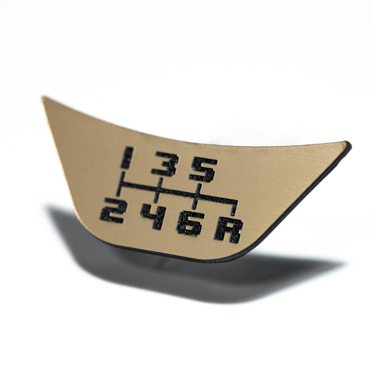 スズキ スイフトスポーツ ZC33S用 ステアリングシフトパターンプレート ゴールド拍卖