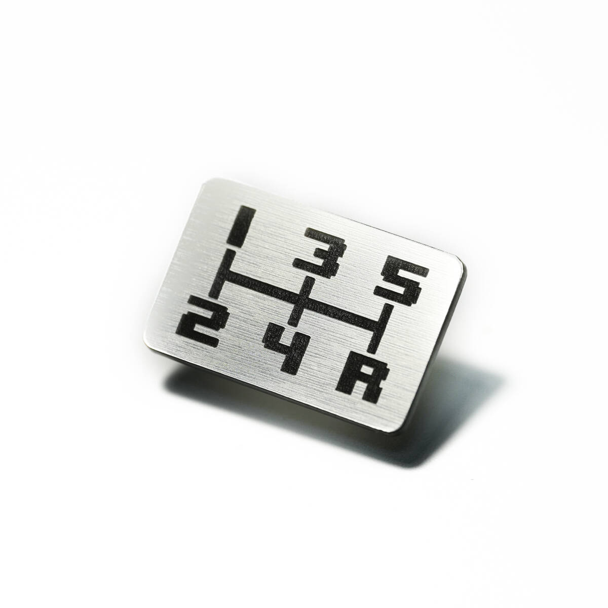 Nitroworks 5速MT(右下R)汎用シフトパターンプレート シルバー拍卖