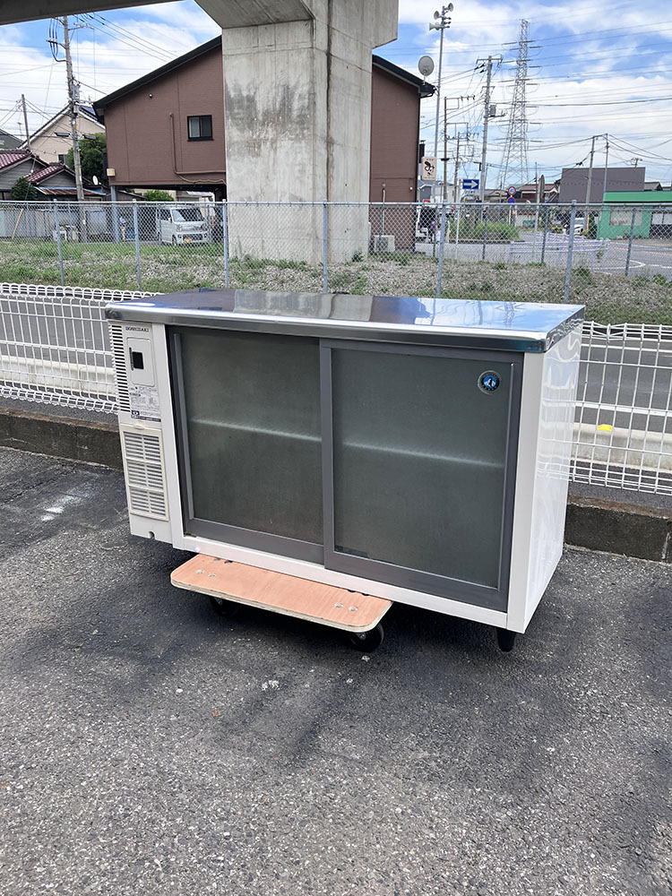 即決 2018年製 ホシザキ 冷蔵ショーケース RTS-120STB2 100V 幅1200 奥行450 高さ800mm スライド扉 曇りガラス 厨房 業務用 中古拍卖