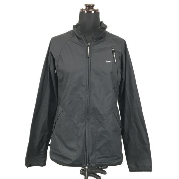 NIKE/ナイキ★ジップアップブルゾン/シャカジャージジャケット【レディースS/黒/ブラック】◆BG564拍卖