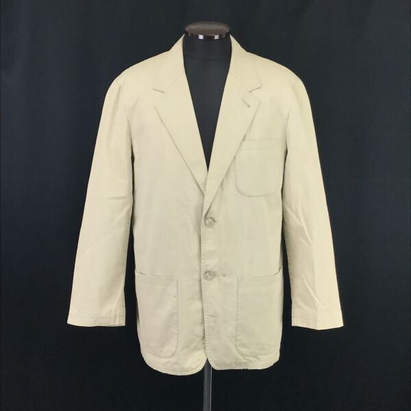 ドイツ製★trek&travel/トレック&トラベル★コットン/テーラードジャケット【48/メンズM-L程度/beige/ベージュ】Jackets◆BH80拍卖