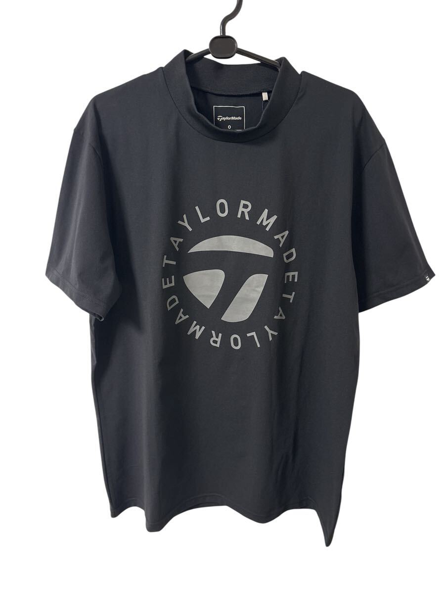 TaylorMade テーラーメイド ゴルフウェア モックネックシャツ 半袖 ブラック拍卖