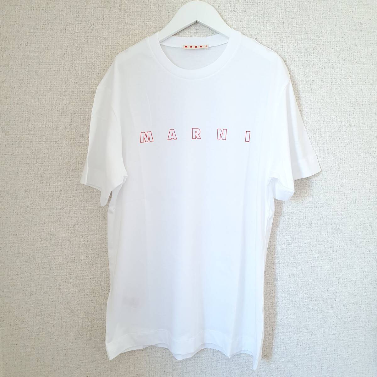 【新品・未使用】MARNI Kids ロゴTシャツ 12Y ホワイト M01466M00RF拍卖