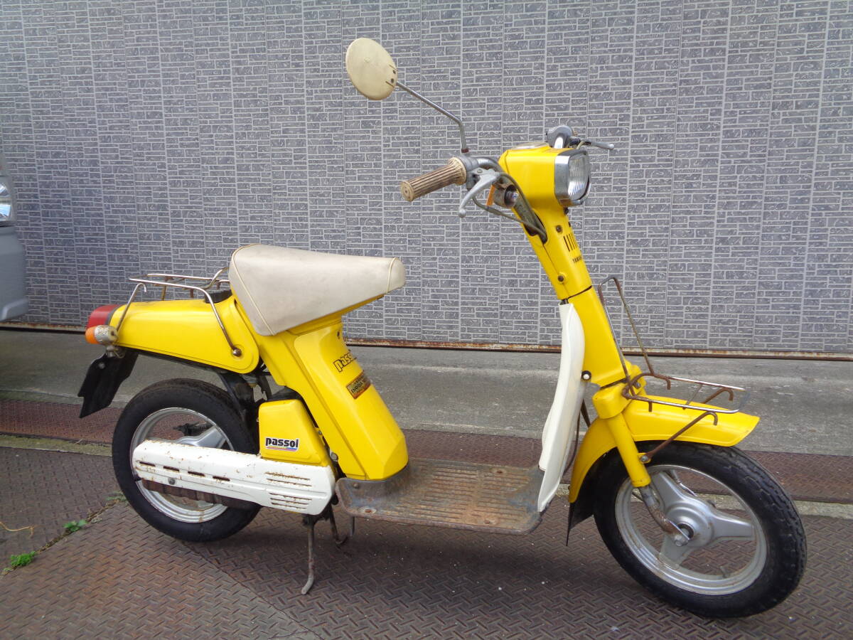 当時物の純正オリジナルのパッソル50 カスタムレストア仕上げベース車両の現状販売書類付き NO-1拍卖