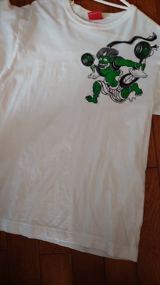オジコ風神雷神Tシャツ雷様キッズLかレディースL拍卖