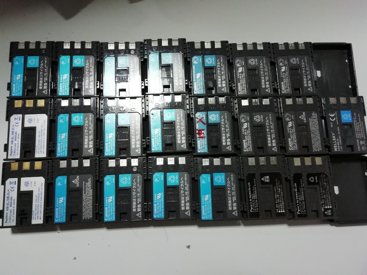Canon キャノン NB-2LH 13点 NB-2L 4点 NB-2LH用 互換バッテリー5点 合計21点 バッテリー まとめ コンパクトデジタルカメラ デジカメ用拍卖