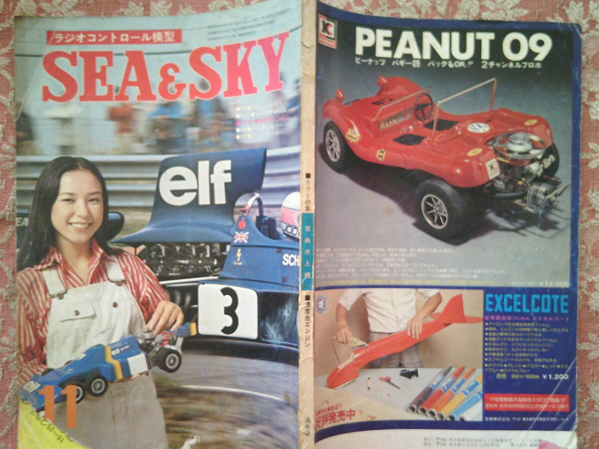 SEA&SKY ラジオコントロール模型 カラー特集 古典水上機 濃度差エンジン 1976年第4巻第11号通巻第39号拍卖