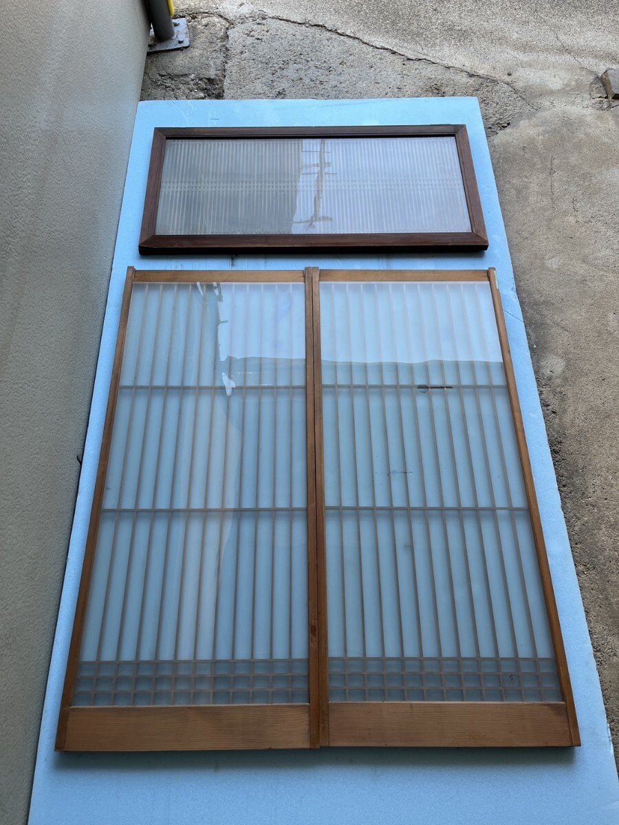 建具 書院障子 欄間セット 中古拍卖