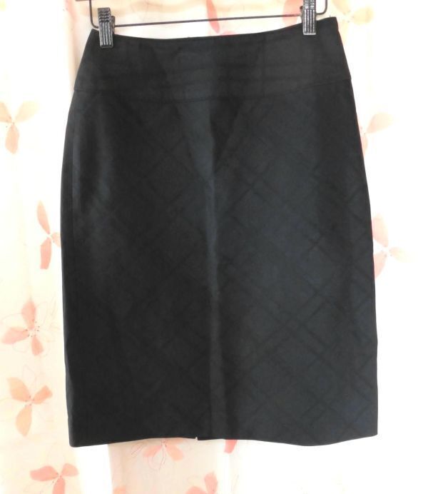 117 ICB 地模様入りタイトスカート サイズW60-62拍卖