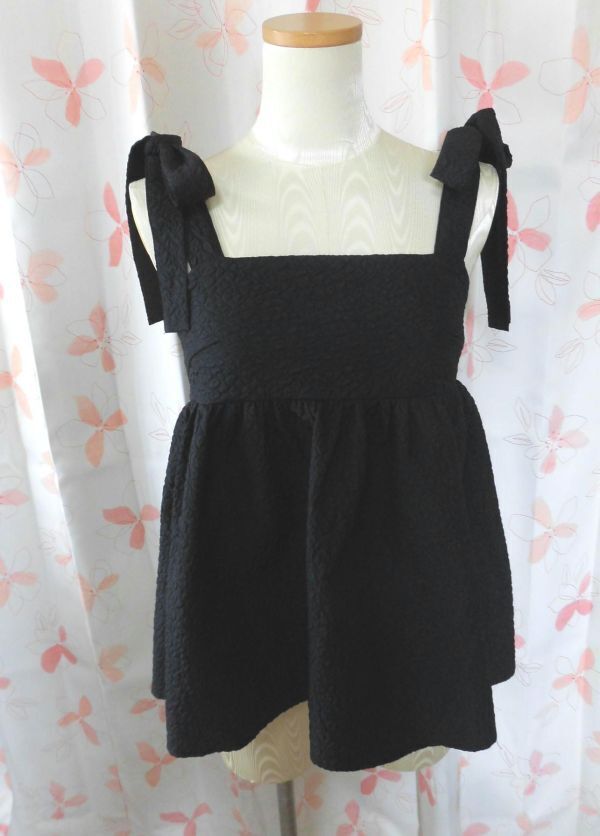 115 titivate ふくれジャガードリボントップス サイズS拍卖